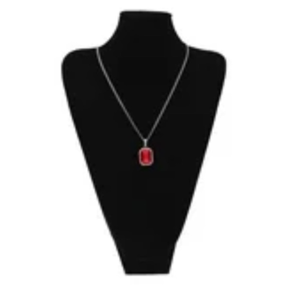 Jewelry - Silver & Red Necklace